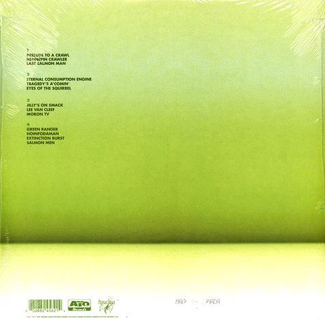Primus - Green Naugahyde 10th Anniversary Colored Vinyl Edition