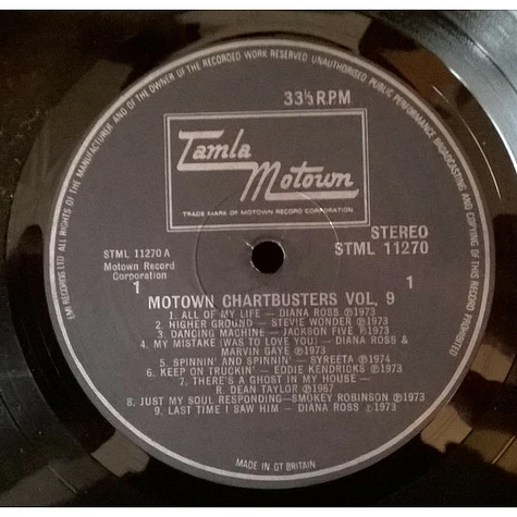 V.A. - Motown Chartbusters Vol. 9