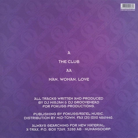 Digital Express - The Club / Man, Woman, Love