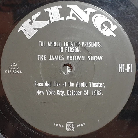 James Brown - James Brown Live At The Apollo