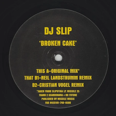 DJ Slip - Broken Cake