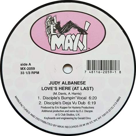 Judy Albanese - Love's Here (At Last)