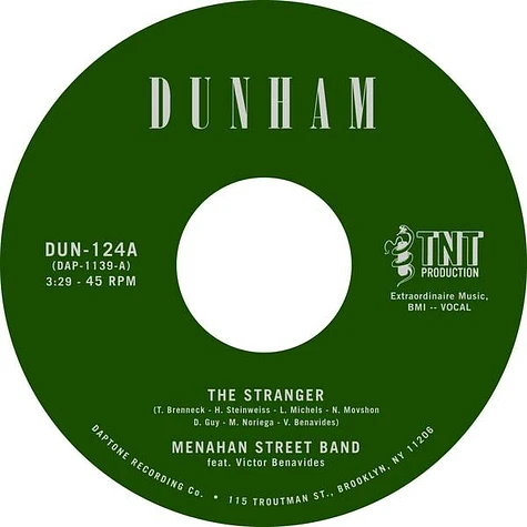 Menahan Street Band - The Stranger / Black Velvet