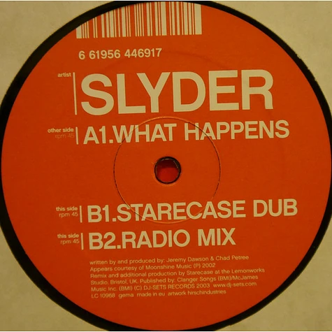 Slyder - What Happens