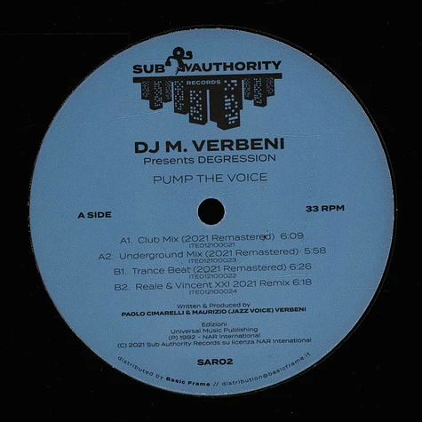 DJ M. Verbeni - Pump The Voice