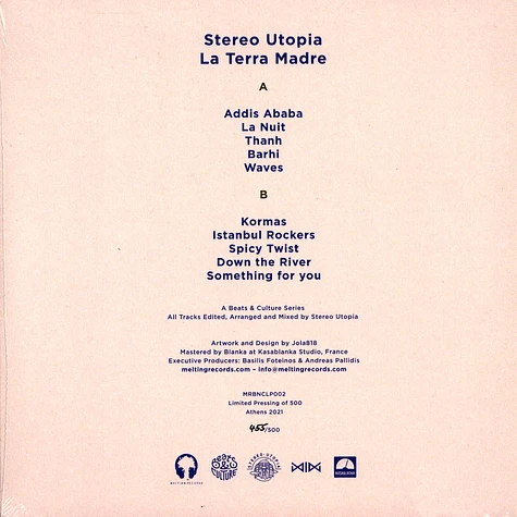 Stereo Utopia - La Terra Madre Blue Vinyl Edition