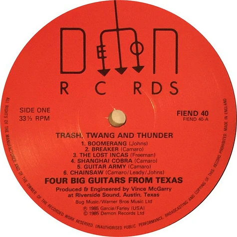 Big Guitars From Texas - Trash Twang And Thunder