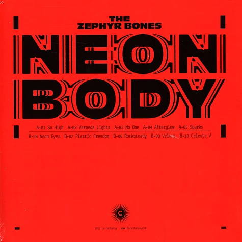 The Zephyr Bones - Neon Body Black Vinyl Edition