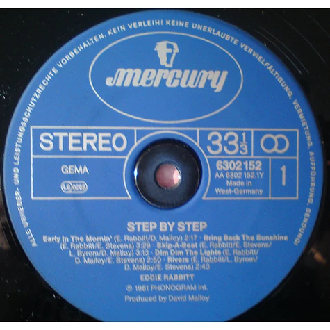 Eddie Rabbitt - Step By Step