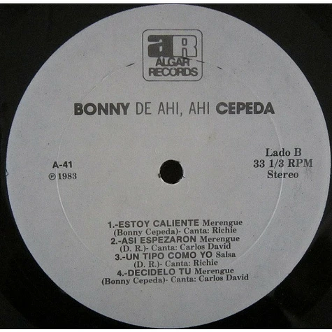 Bonny Cepeda - De Ahi, Ahi