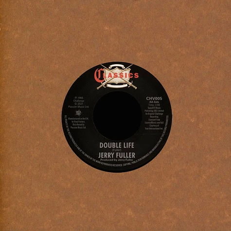 Ron Holden / Jerry Fuller - I'll Forgive And Forget / Double Life