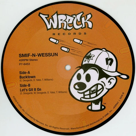 Smif-N-Wessun - Bucktown / Let's Git It On Picture Disc Edition