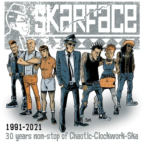 Skarface - 1991-2021 - 30 Years Non-Stop Of Chaotic-Clockwork-Ska Colored Vinyl Edition
