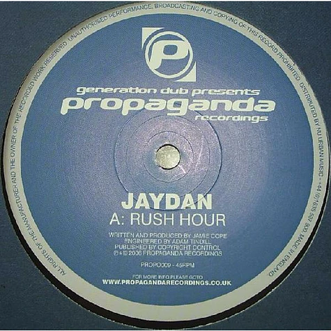Jaydan - Rush Hour / Connected