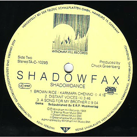 Shadowfax - Shadowdance