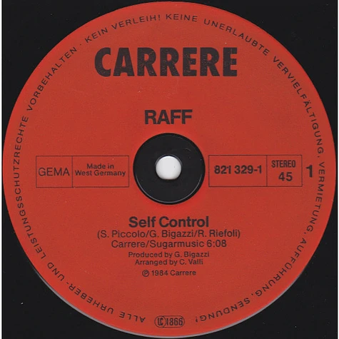 RAF - Self Control