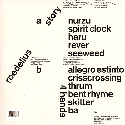 Roedelius Story - 4 Hands Black Vinyl Editoin