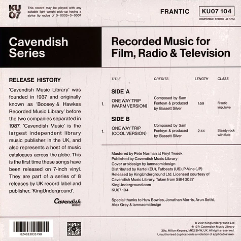 Sam Fonteyn - Cavendish Series Volume 2: Frantic