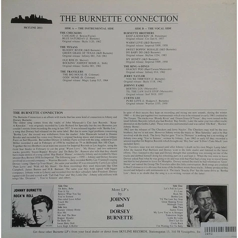 Johnny & Dorsey Burnette - The Burnette Connection