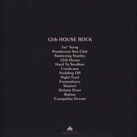 Narrow Head - 12th House Rock Blue Vinyl Edition