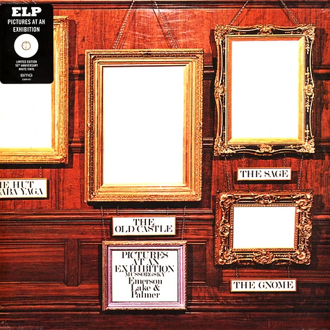 Emerson, Lake & Palmer - Pictures At An Exhibition White Black Friday Record Store Day Vinyl Edition
