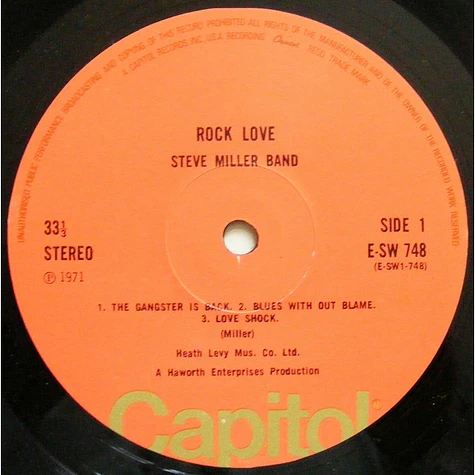 Steve Miller Band - Rock Love