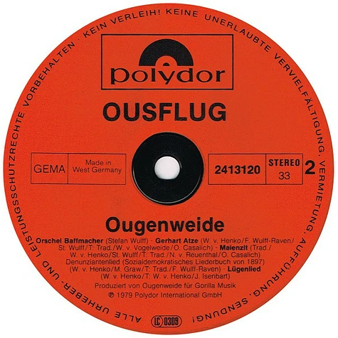 Ougenweide - Ousflug