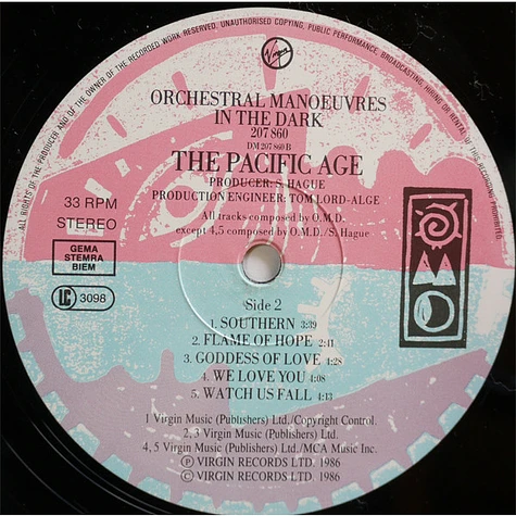 Orchestral Manoeuvres In The Dark - The Pacific Age