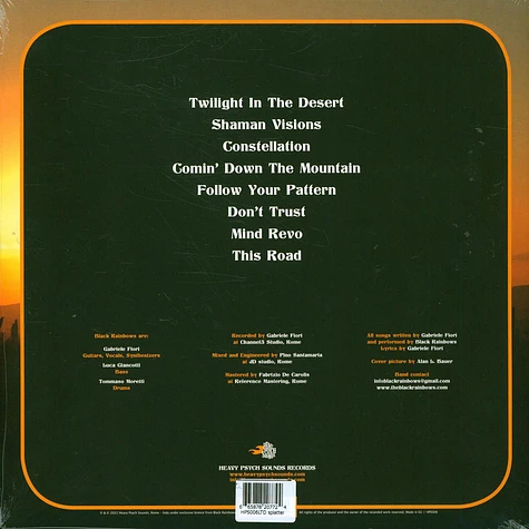 Black Rainbows - Twilight In The Desert Red Transparent Splatter Vinyl Edition