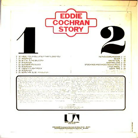 Eddie Cochran - Story "Don't Forget Me"