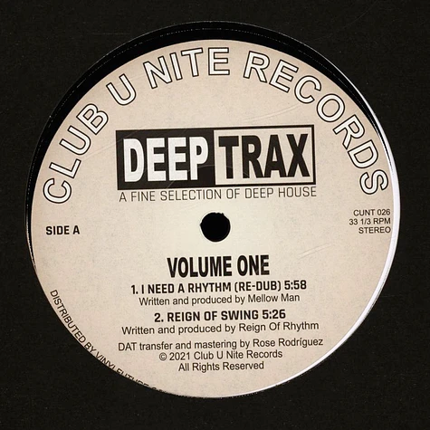 V.A. - Deep Trax Volume One
