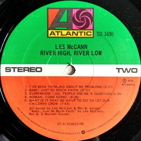 Les McCann - River High, River Low