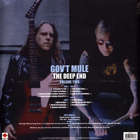 Gov't Mule - The Deep End 2 Blue Vinyl Edition
