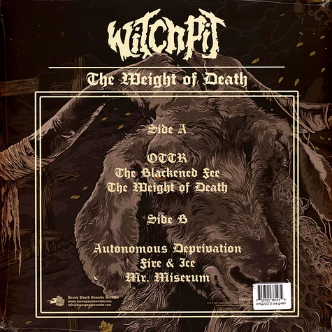 Witchpit - The Weight Of Death Orange-Green Vinyl Edition