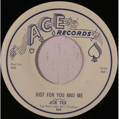 Joe Tex - Cut It Out / Just For You And Me