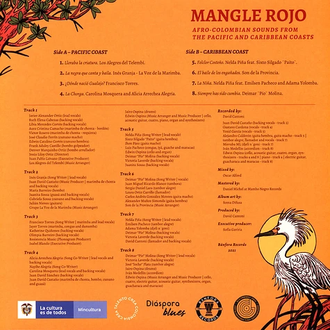 Los Alegres Del Telembi - Mangle Rojo Afro Colombian Sounds From The Pacific And Caribbean Coasts