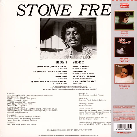 Cecil Lyde - Stone Free