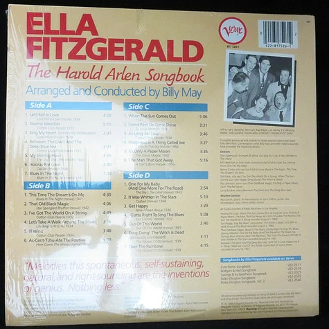Ella Fitzgerald - Ella Fitzgerald Sings The Harold Arlen Song Book
