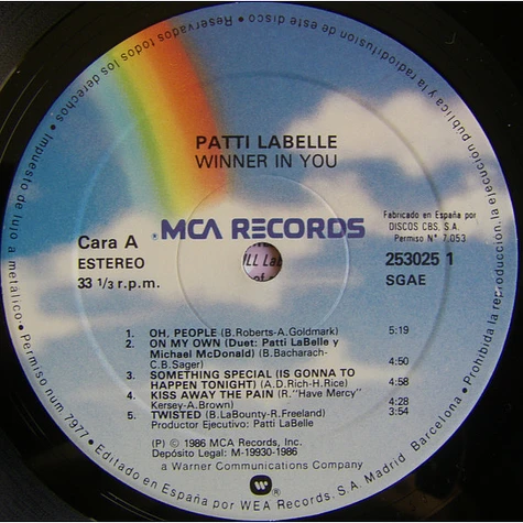 Patti LaBelle - Winner In You