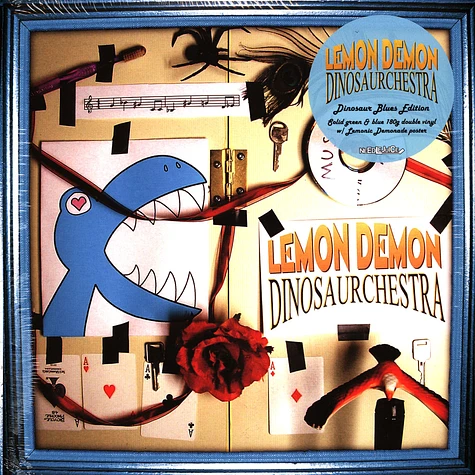 Lemon Demon - Dinosaurchestra Blue & Green Vinyl Edition