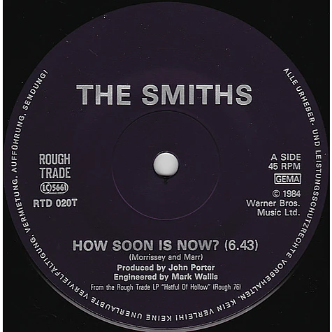 The Smiths - How Soon Is Now?