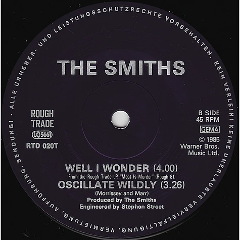 The Smiths - How Soon Is Now?