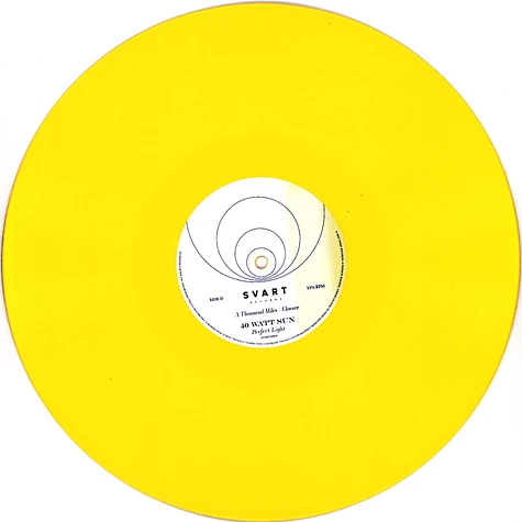 40 Watt Sun - Perfect Light Yellow Vinyl Edition