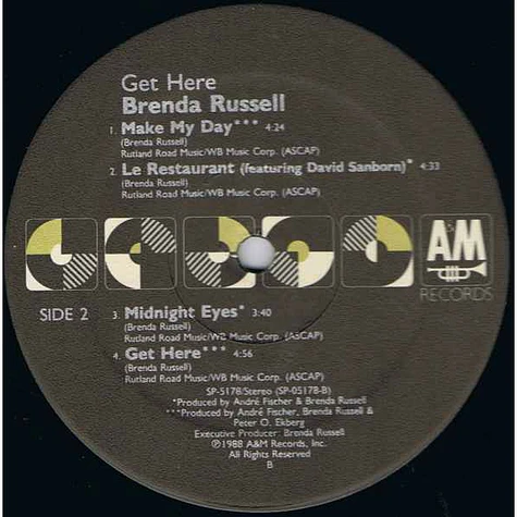 Brenda Russell - Get Here