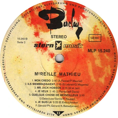 Mireille Mathieu - Mireille Mathieu