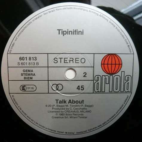 Tipinifini - Fever / Talk About