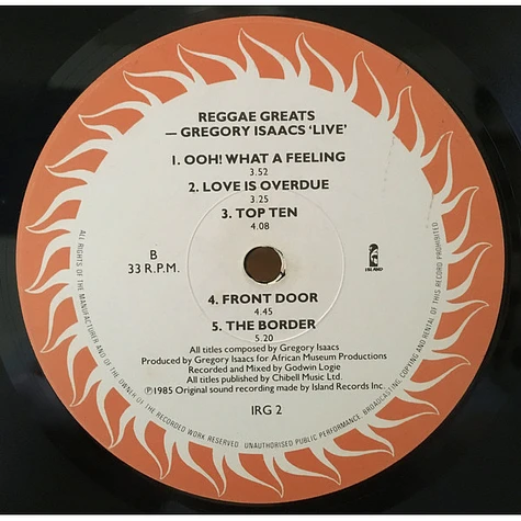 Gregory Isaacs - Reggae Greats: Gregory Isaacs Live