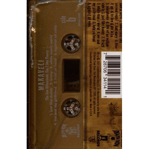2Pac - Makaveli The Don Killuminati (The 7 Day Theory) Gold Tape Edition