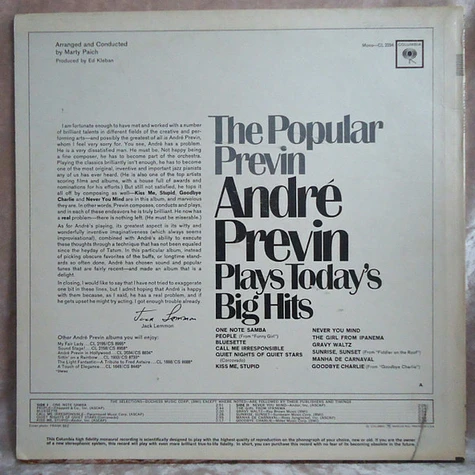 André Previn - The Popular Previn