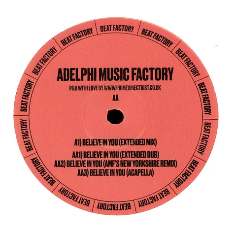 Adelphi Music Factory - Believe In You